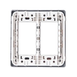Mặt dùng cho 4-5-6 thiết bị viền bạc mã A60456S MPE - Thiết bị điện Mai Linh Electric