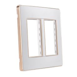 Mặt dùng cho 4-5-6 thiết bị viền vàng mã A60456G MPE - Thiết bị điện Mai Linh Electric