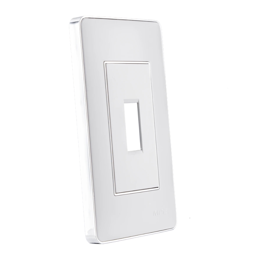 Mặt dùng cho SB viền bạc mã A60SBS MPE - Thiết bị điện Mai Linh Electric