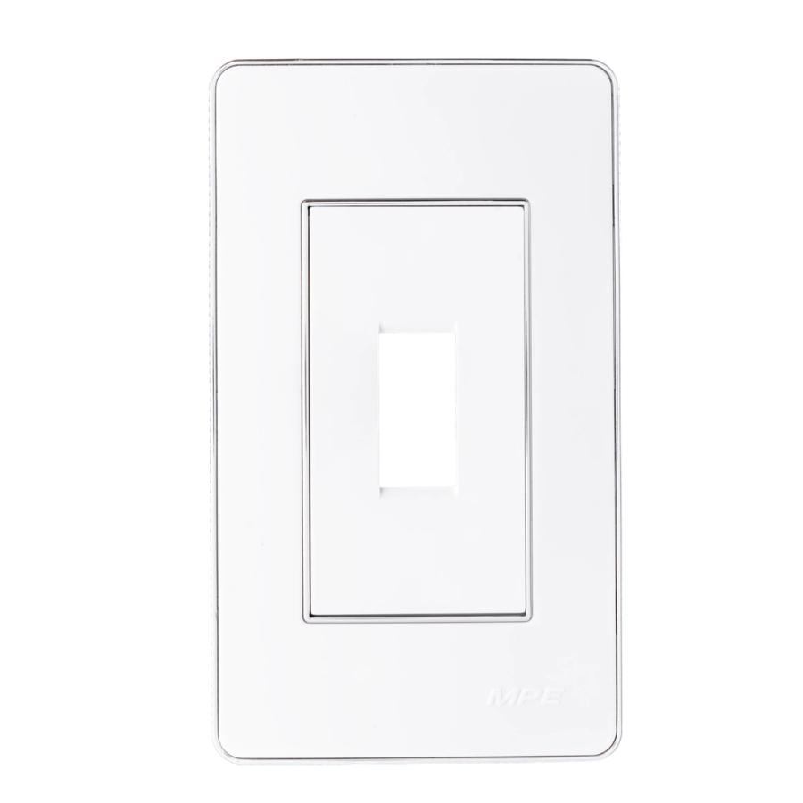 Mặt dùng cho SB viền bạc mã A60SBS MPE - Thiết bị điện Mai Linh Electric
