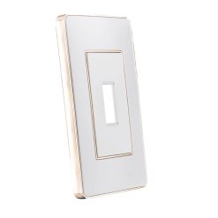 Mặt dùng cho SB viền vàng mã A60SBG MPE - thiết bị điện Mai Linh Electric