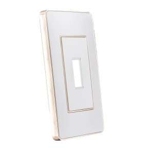 Mặt dùng cho SB viền vàng mã A60SBG MPE - thiết bị điện Mai Linh Electric