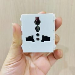 Ổ cắm đa năng A60 2 Module vặn vít mã A6UESM-2 MPE - Thiết bị điện Mai Linh Electric