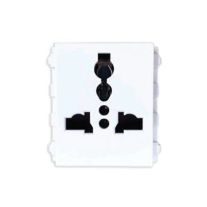 Ổ cắm đa năng A60 2 Module vặn vít mã A6UESM-2 MPE - Thiết bị điện Mai Linh Electric