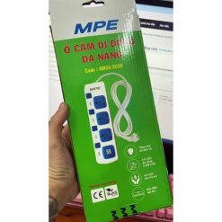 Ổ cắm di động 3 ổ cắm đa năng tích hợp 2 cổng sạc USB mã AM3S-2USB MPE - Thiết bị điện Mai Linh Electric