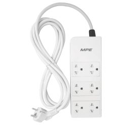 Ổ cắm di động 3 ổ cắm đôi ba chấu mã AM6S1 MPE - Thiết bị điện Mai Linh Electric