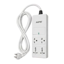 Ổ cắm di động 3 ổ cắm tích hợp công tắc 2 cực mã AM6S3 MPE- Thiết bị điện Mai Linh Electric