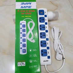 Ổ cắm di động 5 ổ cắm đa năng tích hợp 2 cổng sạc USB mã AM5S-2USB MPE - Thiết bị điện Mai Linh Electric