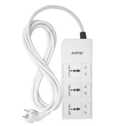 Ổ cắm di động 6 ổ cắm - đơn 2 chấu & đơn đa năng AM6S2 MPE - Thiết bị điện Mai Linh Electric