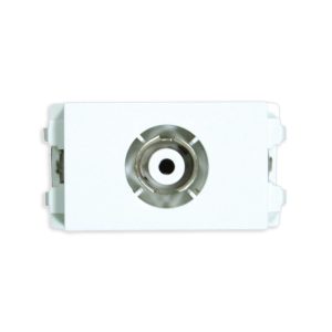Ổ cắm đồng trục TV loại 75 Ohm mã A6TV75 MPE - Thiết bị điện Mai Linh Electric