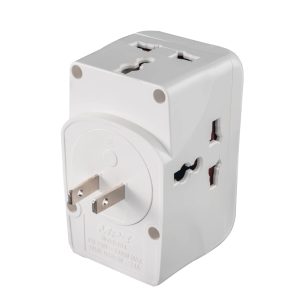 Ổ cắm du lịch đa năng tích hợp 2 cổng USB mã TA4 MPE - Thiết bị điện Mai Linh Electric