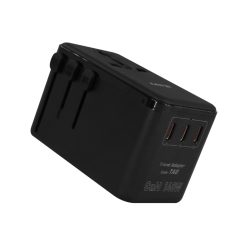 Ổ cắm du lịch đa năng tích hợp 3 cổng USB-C và 1 cổng USB-A sạc nhanh GaN 140W mã TA8 MPE - Thiết bị điện Mai Linh Electric