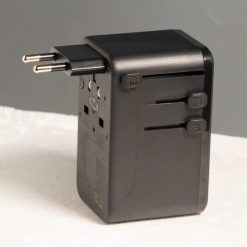 Ổ cắm du lịch đa năng tích hợp 3 cổng USB-C và 1 cổng USB-A sạc nhanh GaN 140W mã TA8 MPE - Thiết bị điện Mai Linh Electric