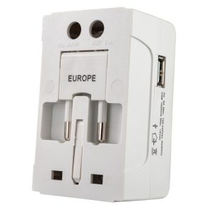 Ổ cắm du lịch tích hợp cổng USB mã TA2 MPE - Thiết bị điện Mai Linh Electric