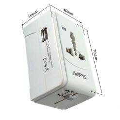 Ổ cắm du lịch tích hợp cổng USB mã TA2 MPE - Thiết bị điện Mai Linh Electric