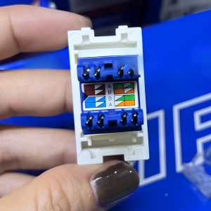 Ổ cắm mạng LAN 8 dây mã A6RJ88 MPE - Thiết bị điện Mai Linh Electric