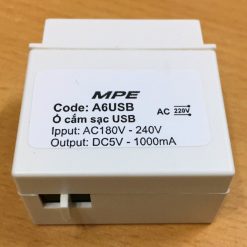 Ổ cắm sạc USB dòng điện DC 5V-2.1A mã A6USB MPE - Thiết bị điện Mai Linh Electric
