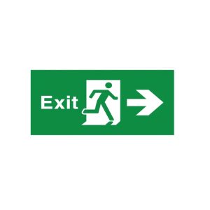 Phụ kiện đèn led exit đa năng 1 mặt phải PKEXR MPE - Thiết bị điện Mai Linh Electric