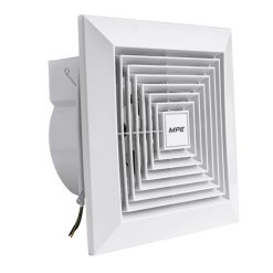 Quạt hút âm trần mô tơ bạc đạn mặt vuông đục lỗ trần 198mm mã AFC2-130 MPE - Thiết bị điện Mai Linh Electric