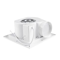 Quạt hút âm trần mô tơ bạc đạn mặt vuông đục lỗ trần 198mm mã AFC2-130 MPE - Thiết bị điện Mai Linh Electric