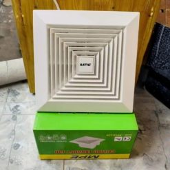 Quạt hút âm trần mô tơ bạc đạn mặt vuông đục lỗ trần 230mm mã AFC2-250 MPE - Thiết bị điện Mai Linh Electric