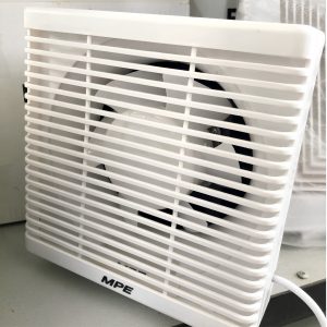 Quạt hút âm tường có mặt che bảo vệ mặt vuông đục lỗ tường 305mm mã AF-250 MPE - Thiết bị điện Mai Linh Electric