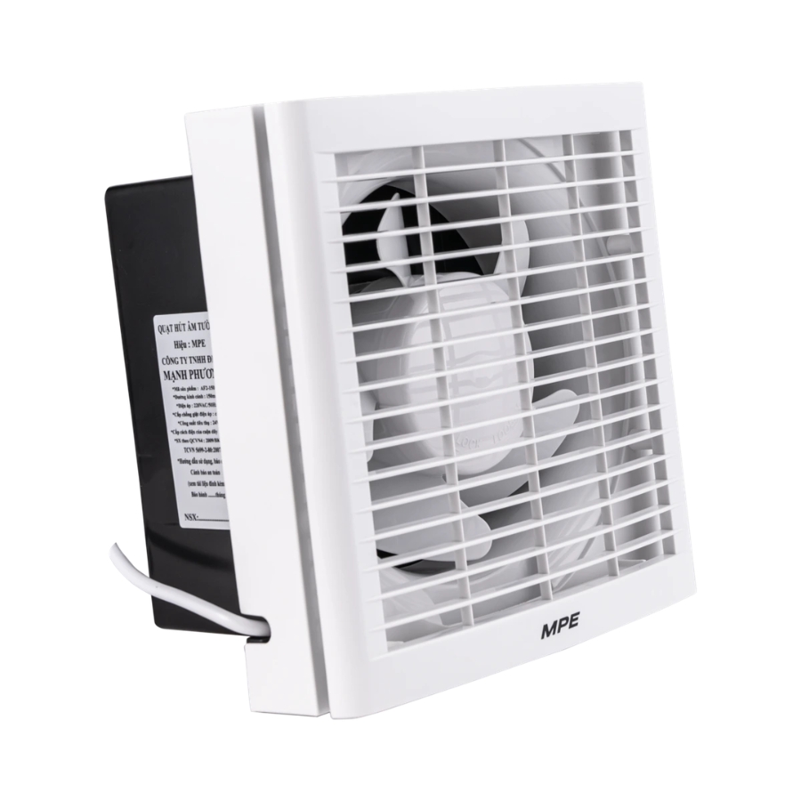 Quạt hút âm tường mô tơ bạc đạn mặt vuông đục lỗ tường 290mm mã AF2-250 MPE - Thiết bị điện Mai Linh Electric