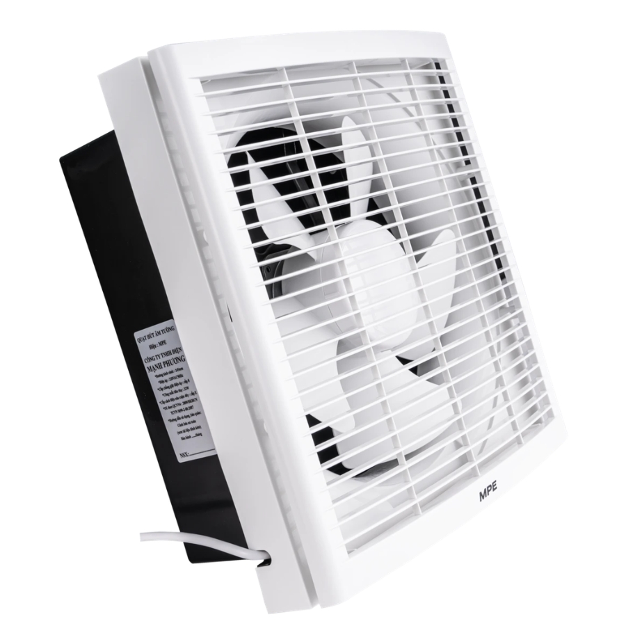 Quạt hút âm tường mô tơ bạc đạn mặt vuông đục lỗ tường 290mm mã AF2-250 MPE - Thiết bị điện Mai Linh Electric