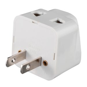 Ổ cắm du lịch - chân cắm dẹp - tròn mã AD1 MPE - Thiết bị điện Mai Linh Electric