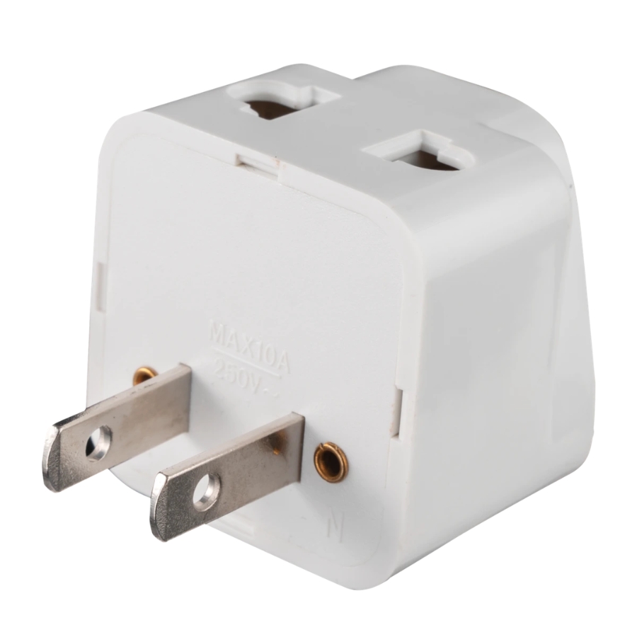 Ổ cắm du lịch - chân cắm dẹp - tròn mã AD1 MPE - Thiết bị điện Mai Linh Electric