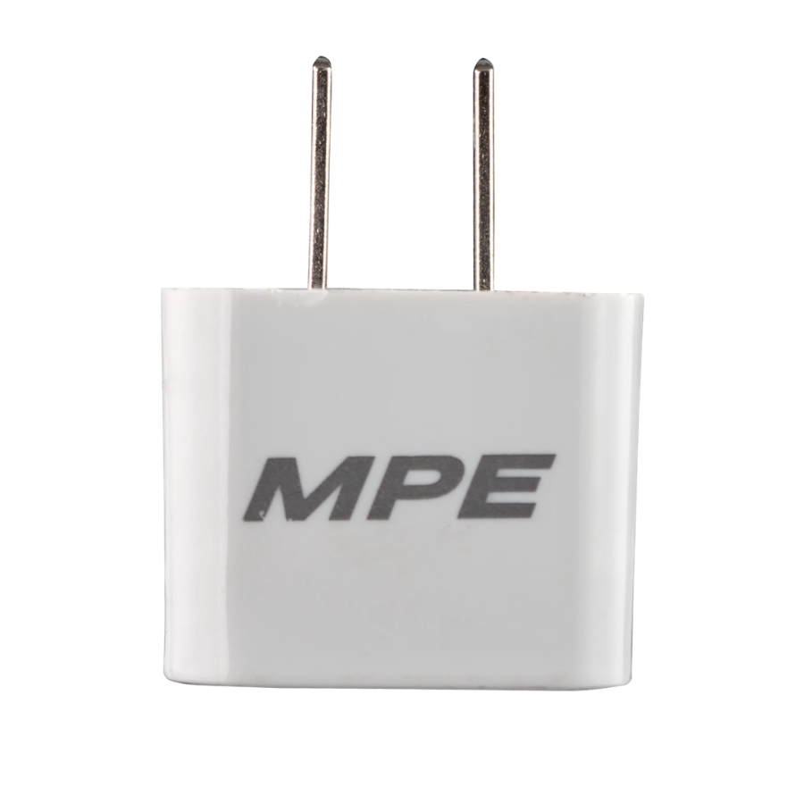 Ổ cắm du lịch - chân cắm dẹp - tròn mã AD1 MPE - Thiết bị điện Mai Linh Electric