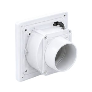 Quạt hút đa năng 3 in 1 âm trần - âm tường - vách kính mặt vuông đục lỗ 150mm mã AFM-150 MPE - Thiết bị điện Mai Linh Electric