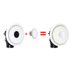 Quạt hút ốp trần Ceiling mặt tròn kết hợp đèn DLC-9/3C mã AFCL-130R9 MPE - Thiết bị điện Mai Linh Electric