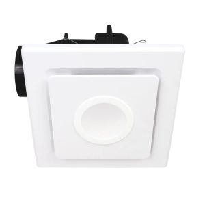 Quạt hút ốp trần Ceiling mặt vuông kết hợp đèn DLC-9/3C mã AFCL-130S9 MPE - thiết bị điện Mai Linh Electric