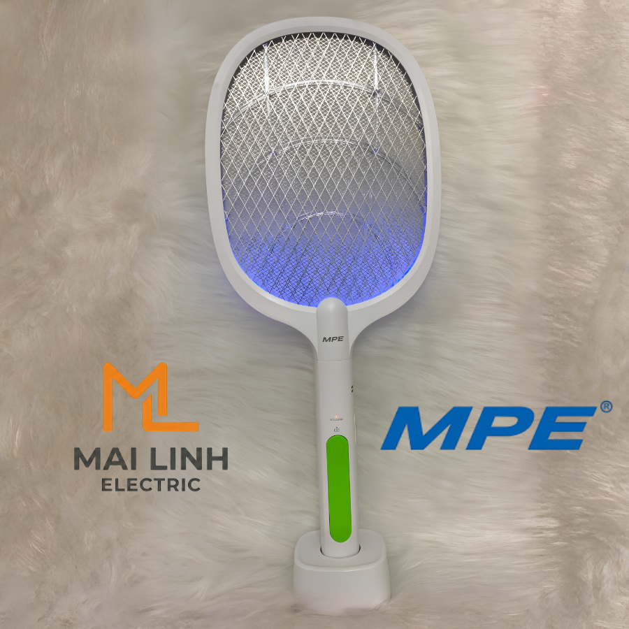 Vợt muỗi thông minh có đèn LED tự bắt muỗi VM1 MPE - Thiết bị điện Mai Linh Electric
