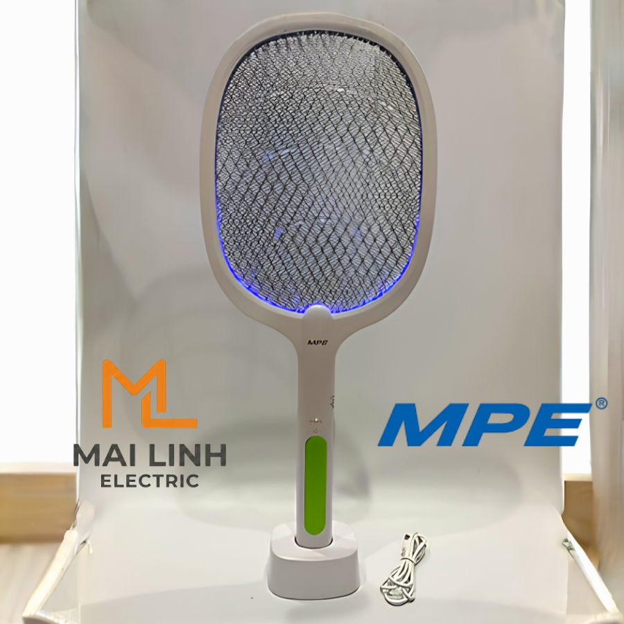 Vợt muỗi thông minh có đèn LED tự bắt muỗi VM1 MPE - Thiết bị điện Mai Linh Electric