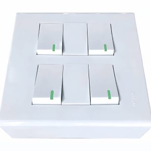 Bộ công tắc đôi 4 công tắc và đế nổi đôi vặn vít A60B24V MPE - Thiết bị điện Mai Linh Electric