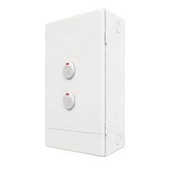 Bộ công tắc đơn - 2 công tắc và đế nổi đơn A20B12N MPE - Thiết bị điện Mai Linh Electric