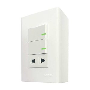 Bộ công tắc ổ cắm đơn A60B11U2N MPE - Thiết bị điện Mai Linh Electric