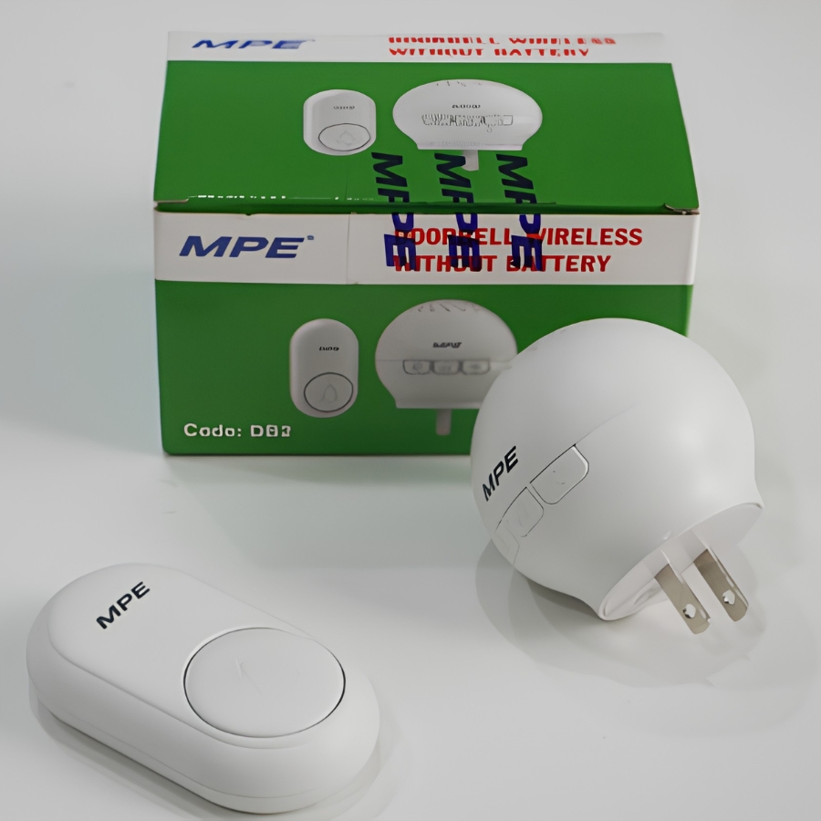 Chuông cửa không dây - không pin - 32 âm tuỳ chọn mã DB2 MPE - Thiết bị điện Mai Linh Electric