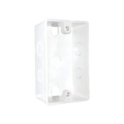 Hộp nhựa âm tường đơn - Đế âm tường đơn A157N MPE - Thiết bị điện Mai Linh Electric