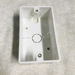Hộp nhựa âm tường đơn - Đế âm tường đơn A157N MPE - Thiết bị điện Mai Linh Electric