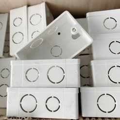 Hộp nhựa âm tường đơn - Đế âm tường đơn A157N MPE - Thiết bị điện Mai Linh Electric