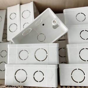 Hộp nhựa âm tường đơn - Đế âm tường đơn A157N MPE - Thiết bị điện Mai Linh Electric