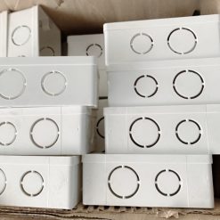 Hộp nhựa âm tường đơn - Đế âm tường đơn A157N MPE - Thiết bị điện Mai Linh Electric