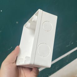 Hộp nhựa âm tường dùng cho 2 mặt đơn - Đế âm đôi A157ND MPE - Thiết bị điện Mai Linh Electric