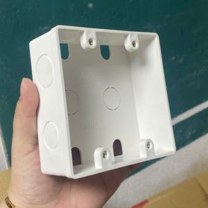 Hộp nhựa âm tường dùng cho mặt đôi - Đế âm dùng cho mặt 4 5 6 mã A157N2 MPE - Thiết bị điện Mai Linh Electric