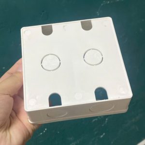 Hộp nhựa âm tường dùng cho mặt đôi - Đế âm dùng cho mặt 4 5 6 mã A157N2 MPE - Thiết bị điện Mai Linh Electric