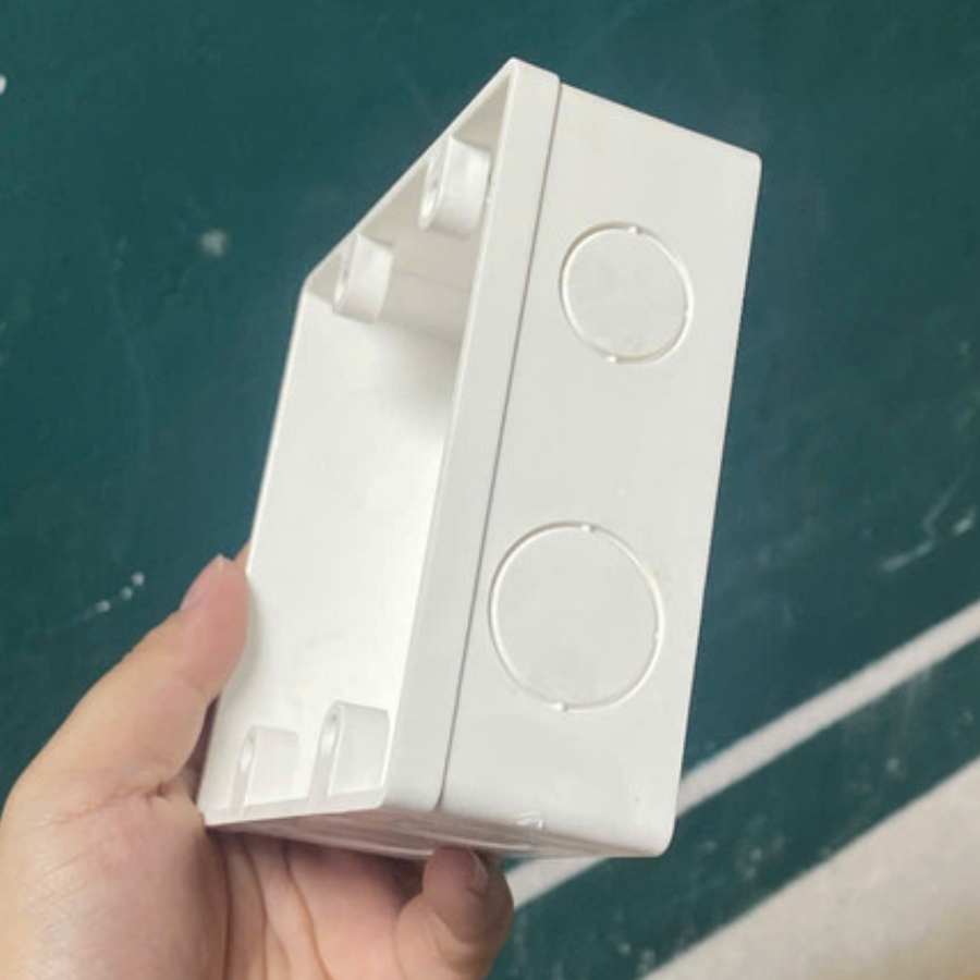 Hộp nhựa âm tường dùng cho mặt đôi - Đế âm dùng cho mặt 4 5 6 mã A157N2 MPE - Thiết bị điện Mai Linh Electric
