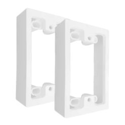 Hộp nhựa nổi dùng cho các mặt/ổ cắm/viền A20 mã AK2237N MPE - Thiết bị điện Mai Linh Electric